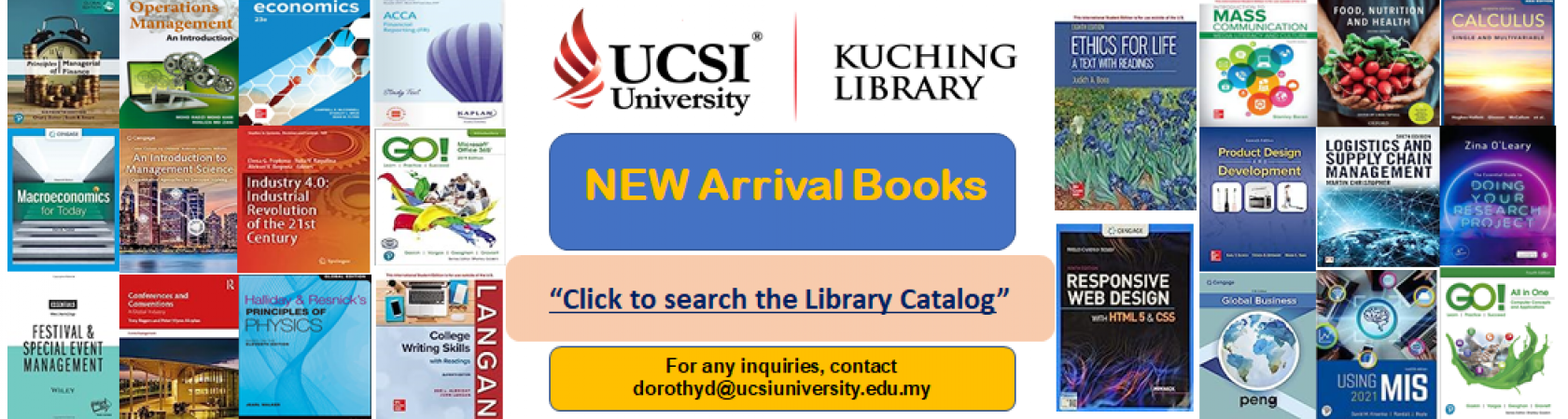 Kuching Library New Arrival Books